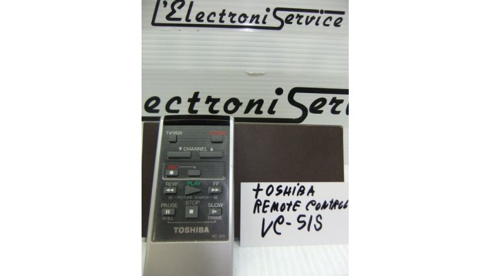 Toshiba  VC-51S Betamax VCR  remote control  .